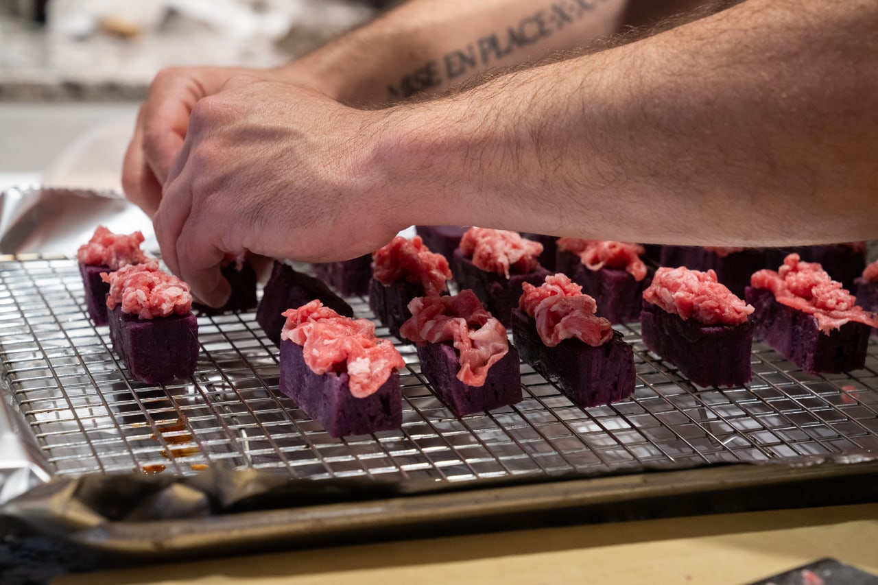 Omakase course.